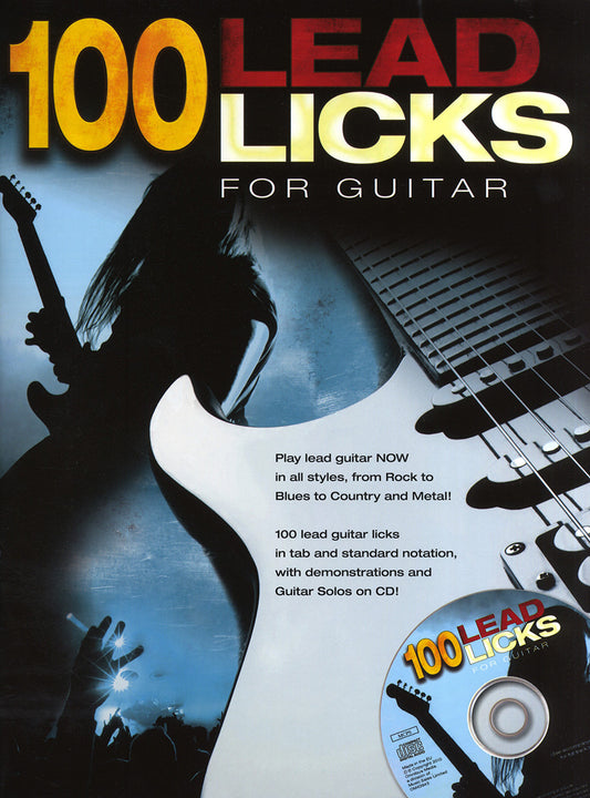 100 Lead Licks Gtr Bk&CD