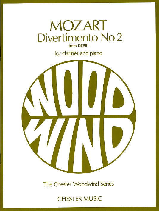 Mozart Divertimento No2 Clt&Pno CH