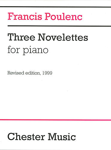 Poulenc 3 Novelettes Pno CH