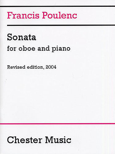 Poulenc Sonata Oboe/Pno Chester