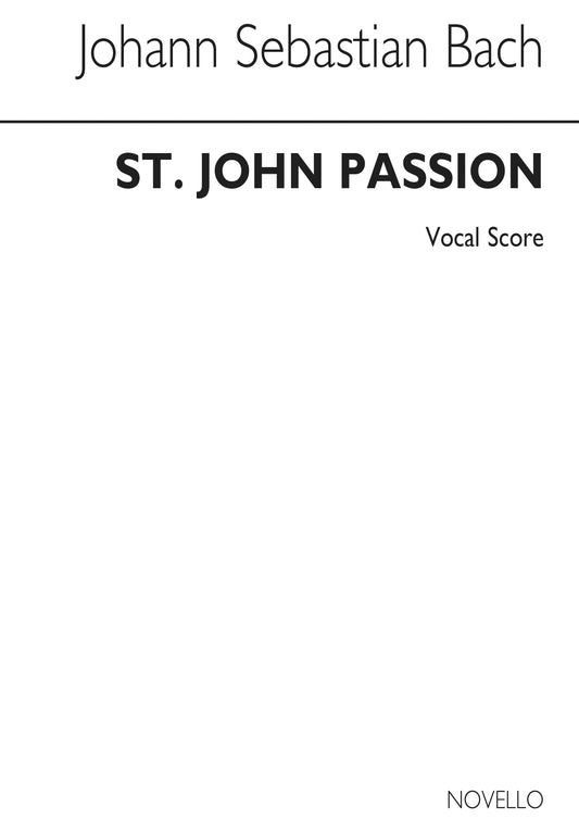 Bach St John Passion V/S NOV Atkins