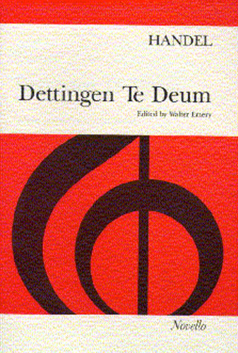 Handel Dettingen Te Deum V/S NOV