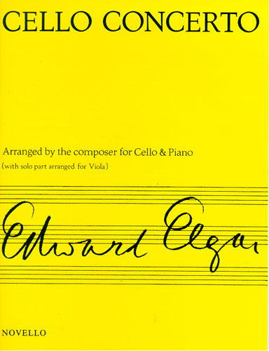 Elgar Cello Concerto Op85 &Vla