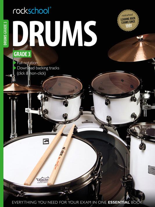 Rockschool Drums Gr3 Bk+CD 2012-18