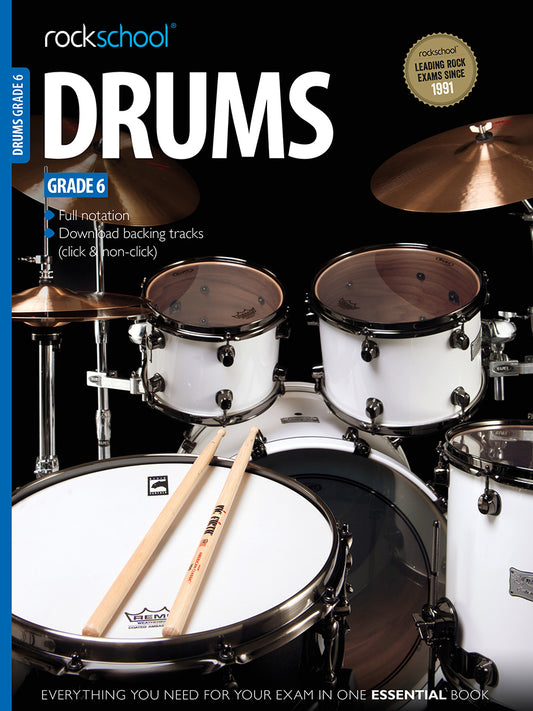 Rockschool Drums Gr6 Bk&CD 2012-18
