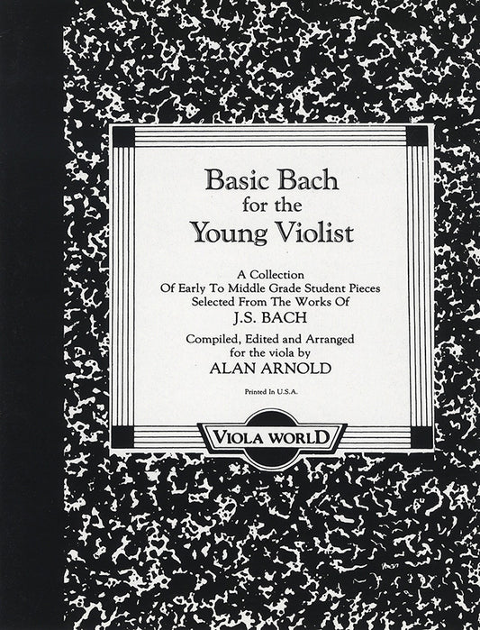 Basic Bach For The Young Violist VWP