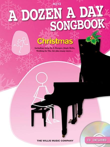 Dozen A Day Mini Songbook Christmas Piano Book + CD Pink