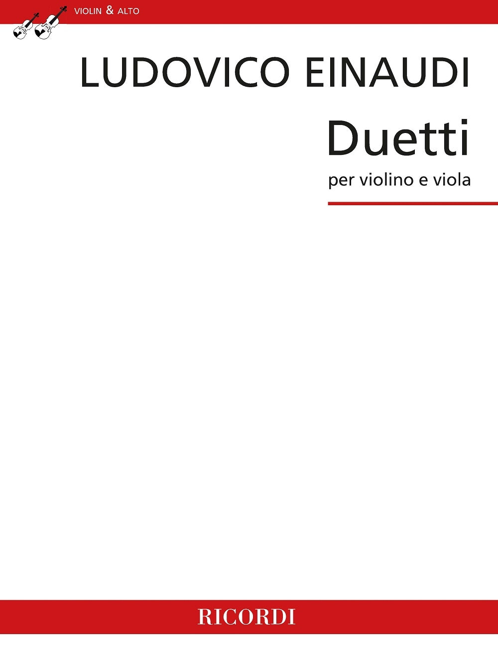Einaudi Duetti Vln & Vla RIC