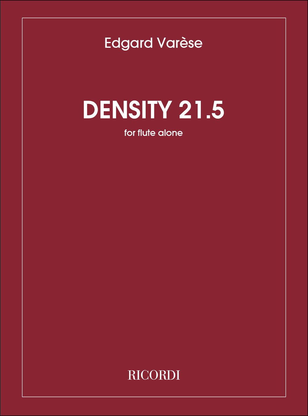 Varese Density 21.5 Flt Solo Ricordi