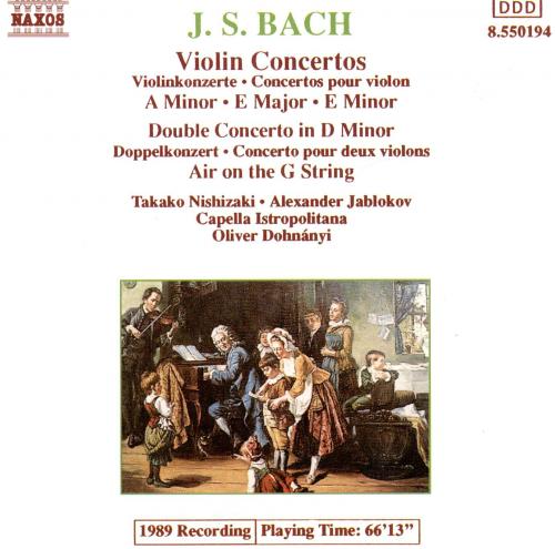 Bach Violin Concertos Double Concerto C