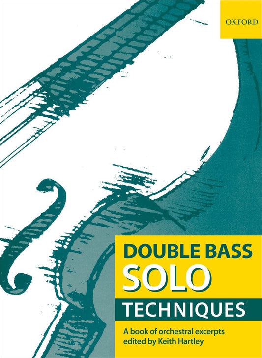 Double Bass Solo Techniques ed Hartley