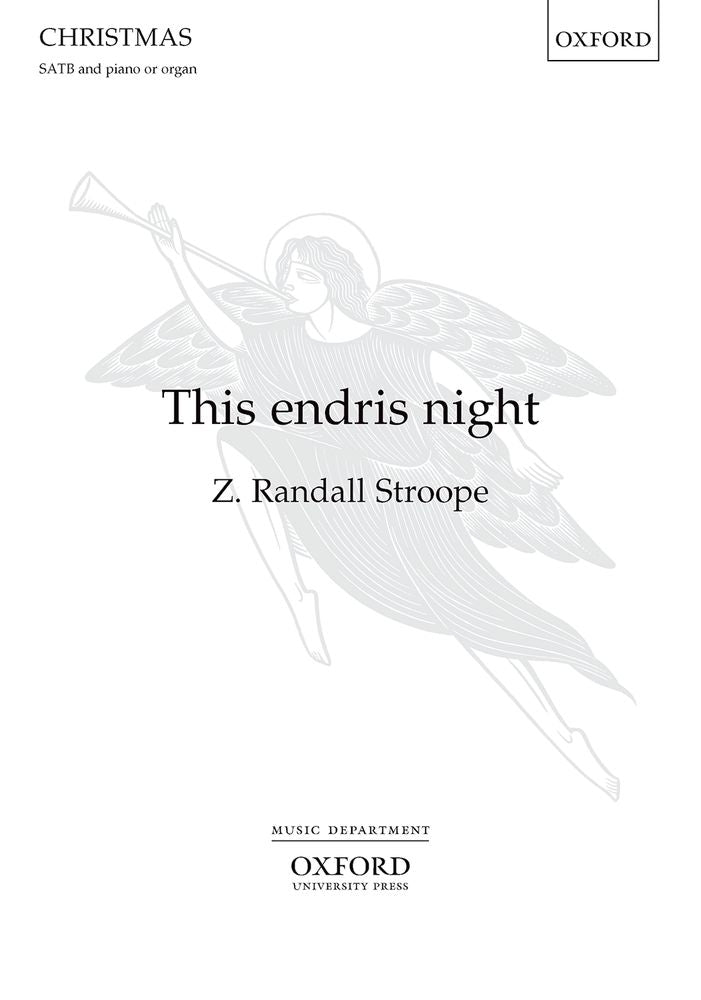 Stroop This Endris Night SATB&Pno OUP