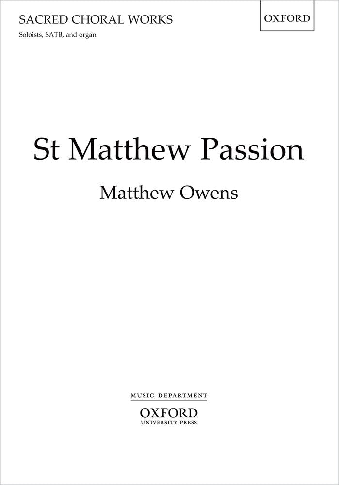 Owens St Matthew Passion V/S OUP