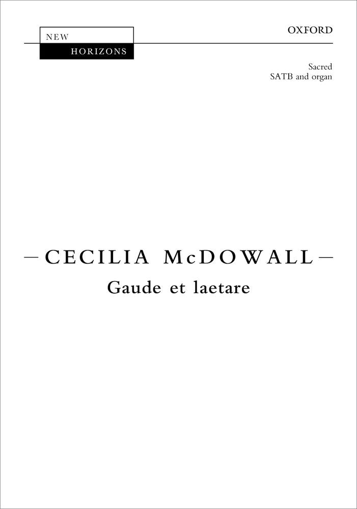 McDowall Gaude et laetare SATB/Org NH15