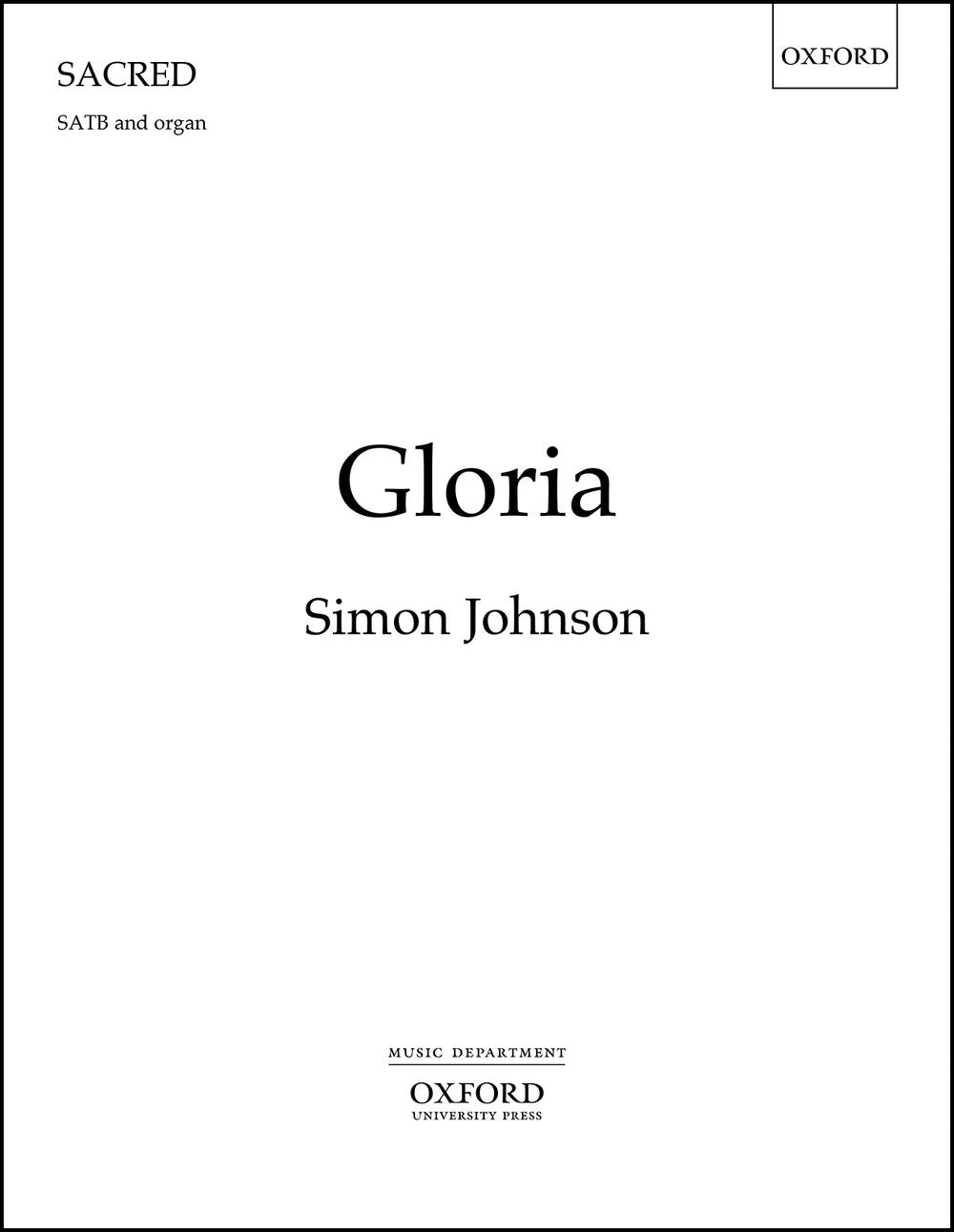Johnson Gloria SATB OUP