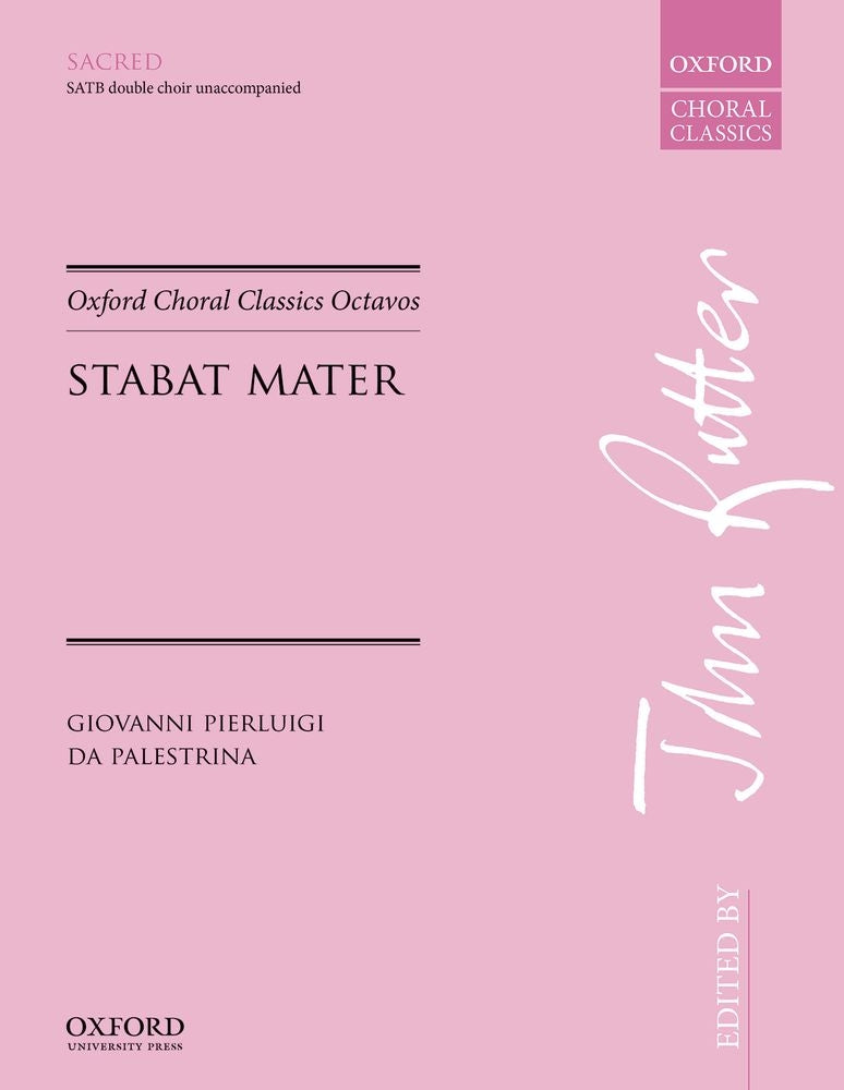 Palestrina Stabat Mater ed. Rutter OUP