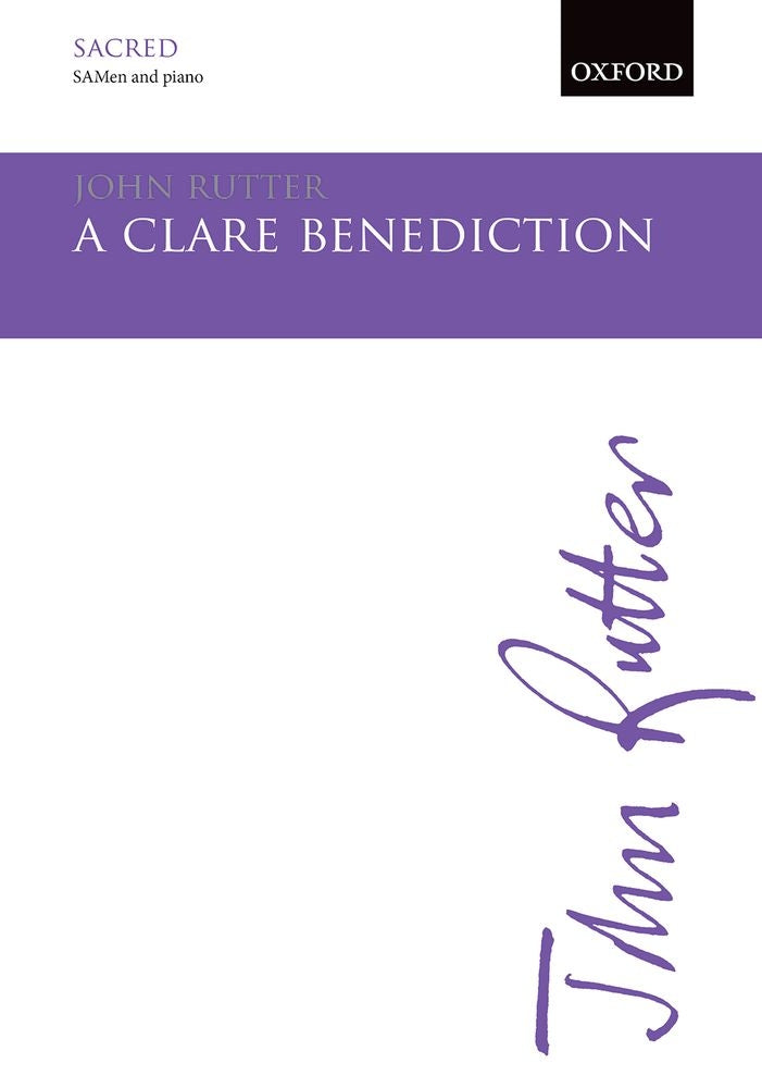 Rutter Clare Benediction SAmen&Pno OUP