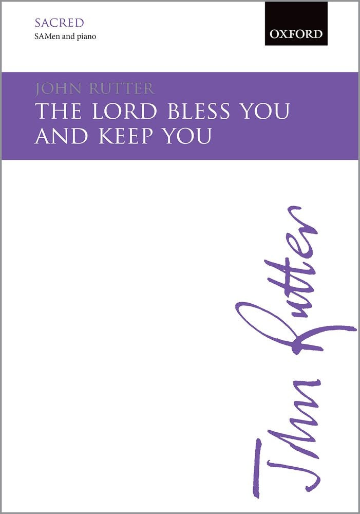 Rutter Lord Bless You And Keep You SAMen