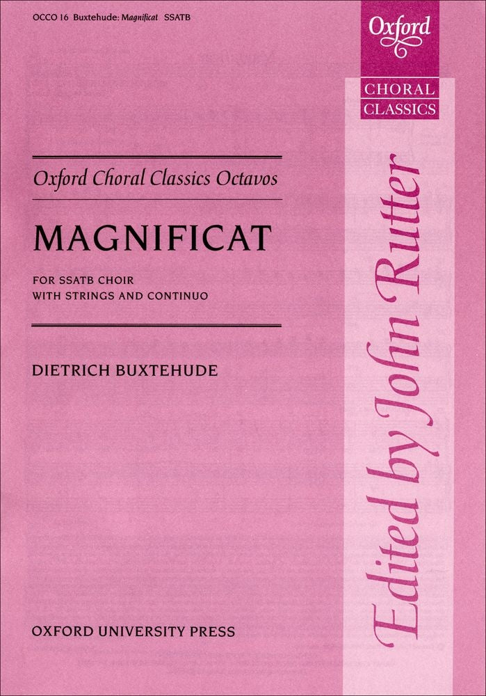 Buxtehude Magnificat SSATB OUP OCO16