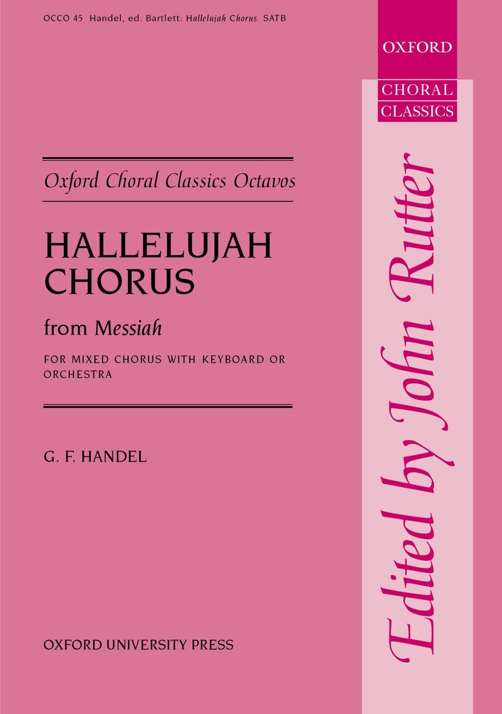 Handel Hallelujah Chorus SATB OUP