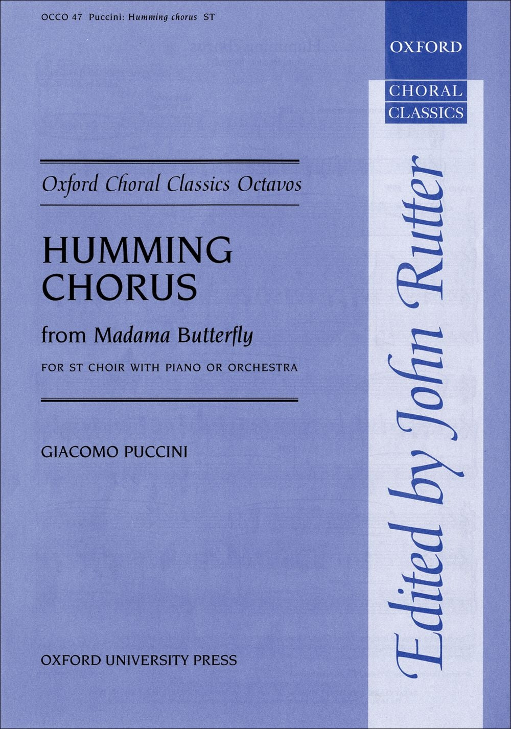 Humming Chorus ST Puccini/Rutter OCCO47