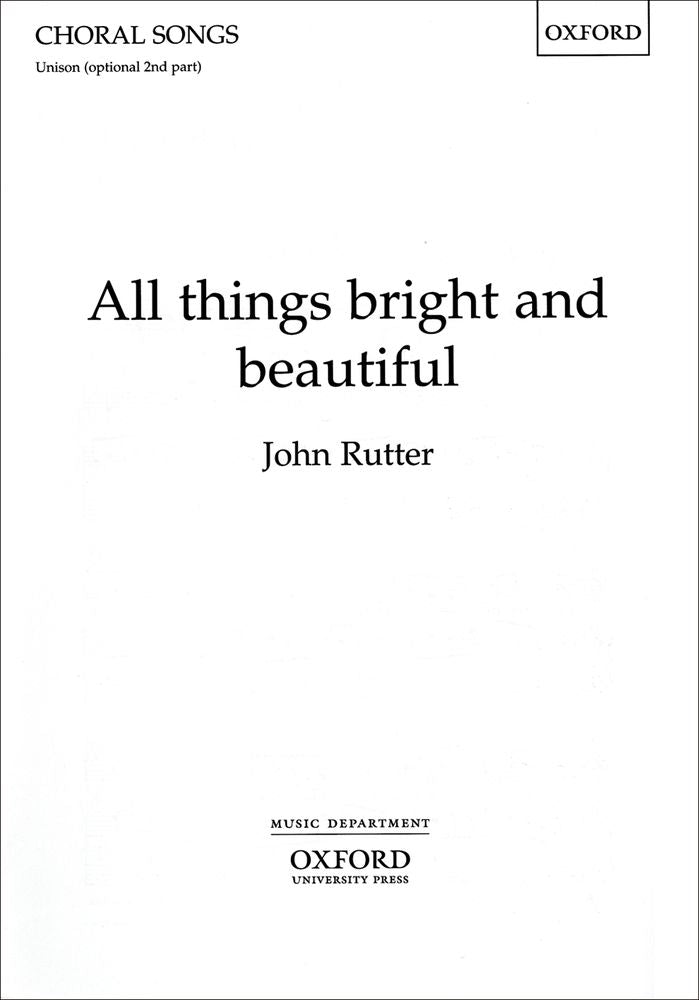 Rutter All things bright & beautiful Un