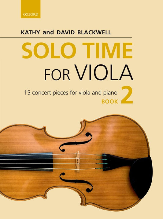 Solo Time Viola Bk2 OUP Blackwell
