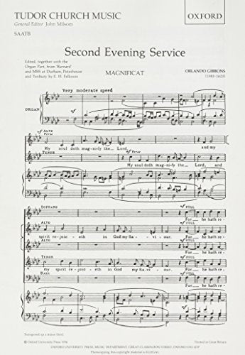 Gibbons Second Evening Service SATB OUP