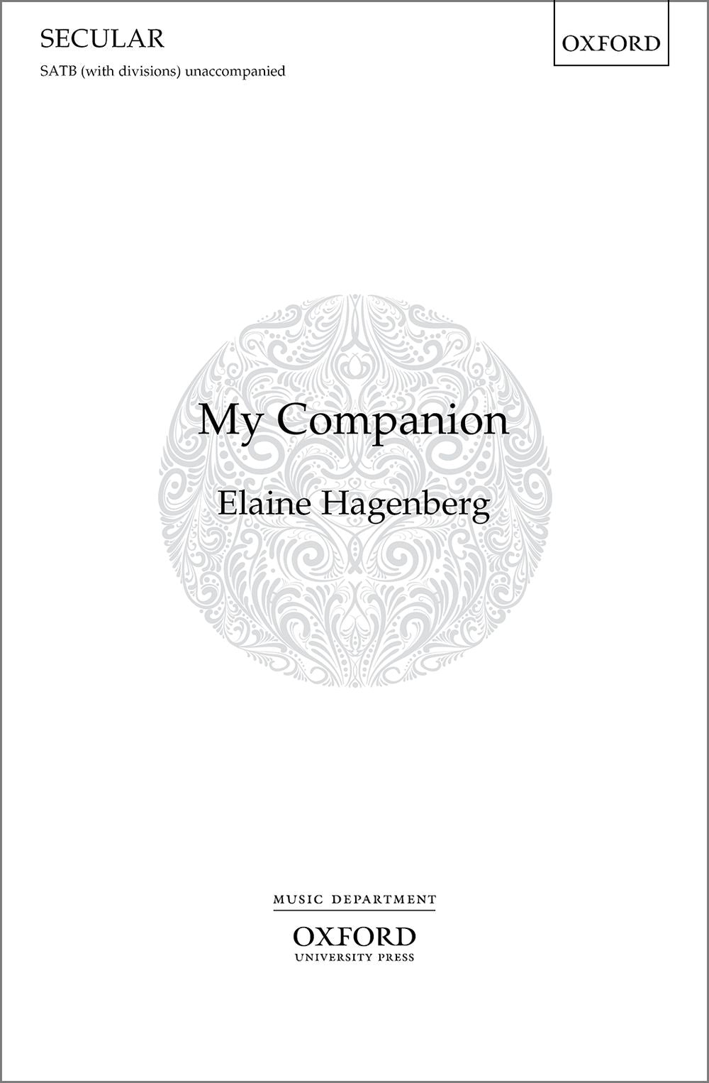 Hagenberg My Companion SATB