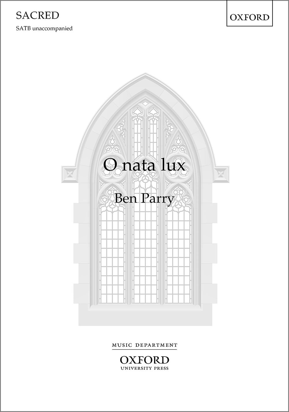 Parry O Nata Lux SATB X730