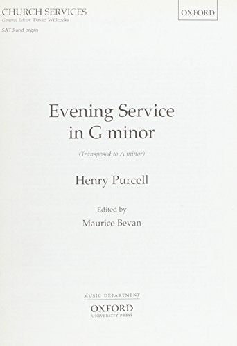 Purcell Eve Ser g min Tranposed to a mi