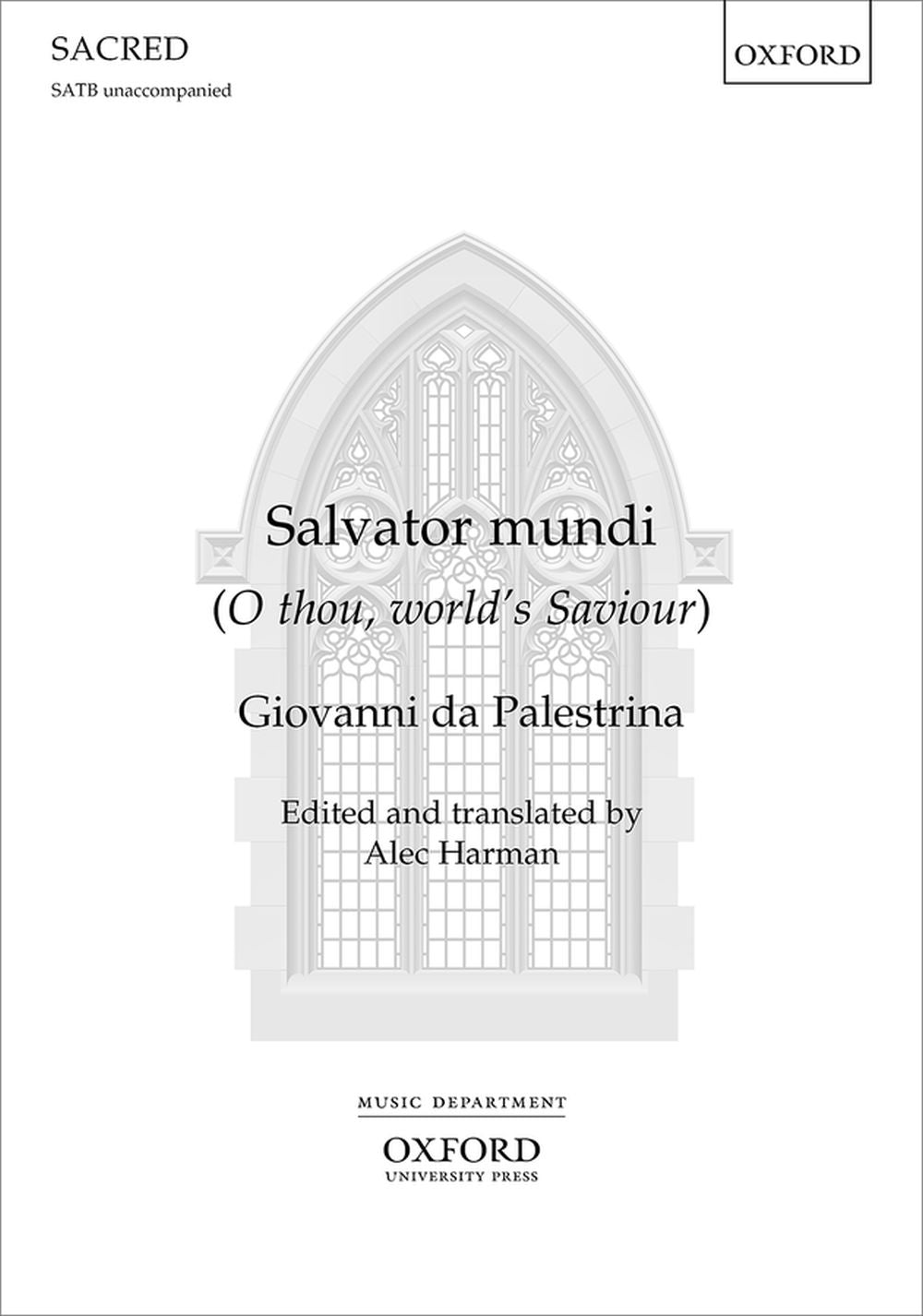 Palestrina/Harman Salvator mundi X772