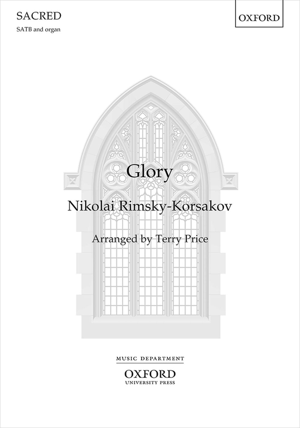Rimsky-Korsakov Glory SATB & Organ X776