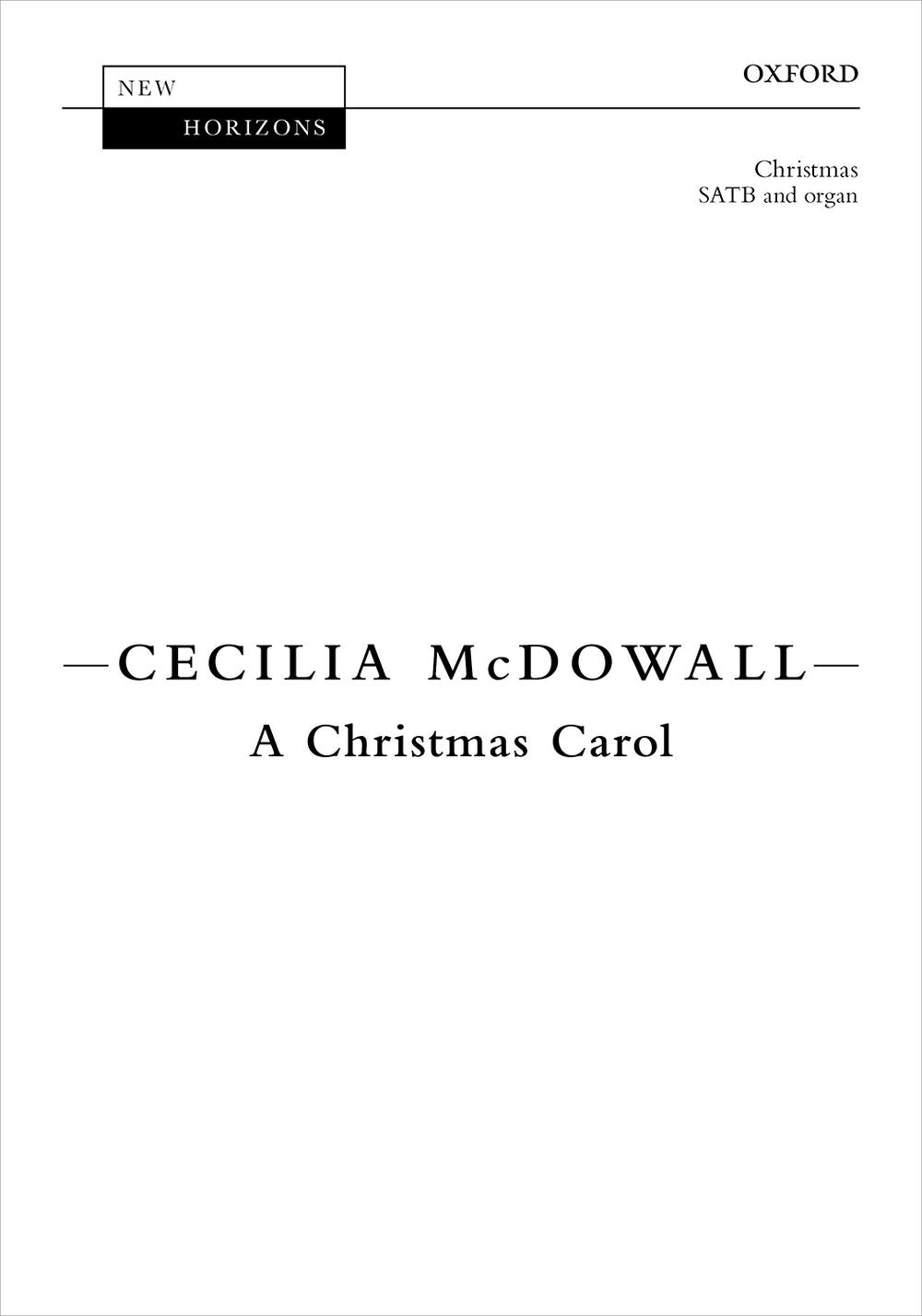 McDowall A Christmas Carol SATB OUP