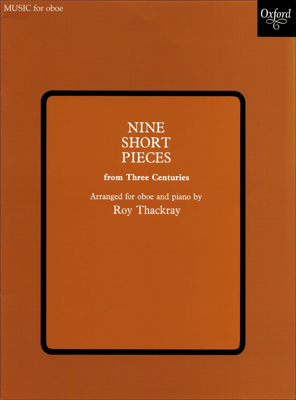 Thackray 9 Short Pieces Oboe OUP