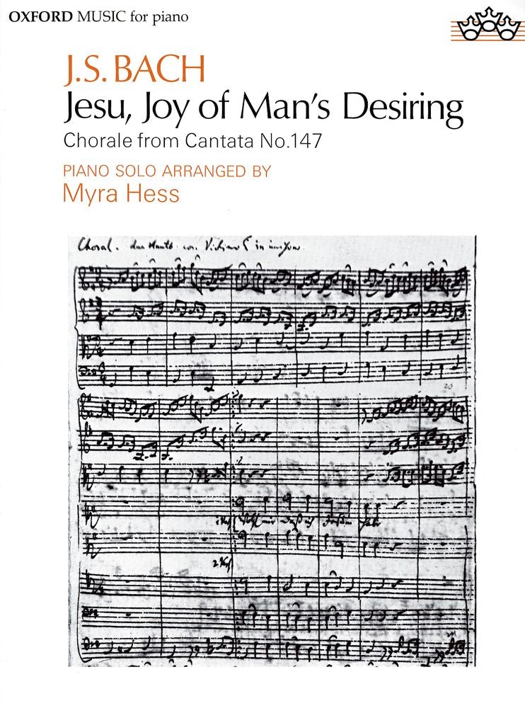 Bach Jesu Joy Of Mans Desiring OUP