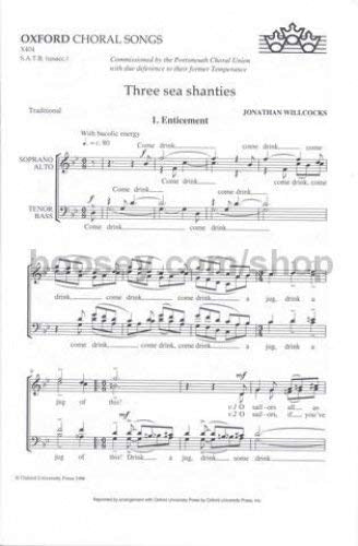 Willcocks 3 Sea Shanties SATB OUP X404