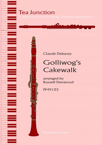 Debussy Golliwoggs Cakewalk Flt/Clt/Pn