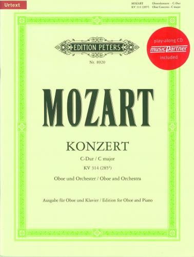 Mozart Oboe Concerto C Maj K314 + CD PE