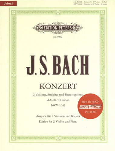 Bach Concerto 2Vln Dmin BWV1043+CD Q