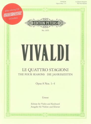 Vivaldi Four Seasons Op8 Vln+Pno+CD PE