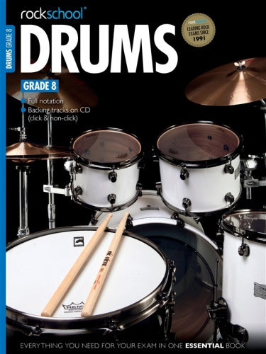 Rockschool Drums Gr8 Bk&CD 2012-18
