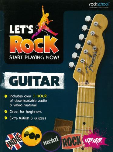 Rockschool Lets Rock Gtr Bk+DCard