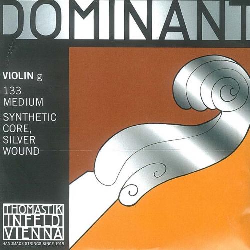 Dominant Violin 4/4 G Sil Med B&M