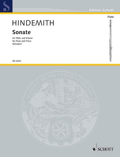 Hindemith Flt Sonata Flt&Pno ED