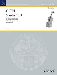 Cirri Sonata No2 Vc&Pno Gmaj CB244 ED