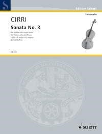 Cirri Sonata No3 Vc&Pno Fmaj CB245 ED