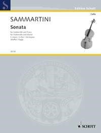 Sammartini Sonata Gmaj Cello ED