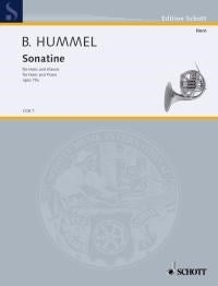 Hummel Sonatine Op75a Horn ED
