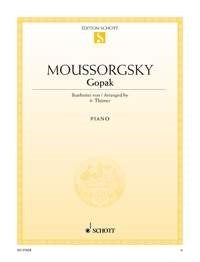 Moussorgsky Gopak Pno Schott